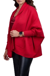 Oversize Ribbed Knit Cardigan