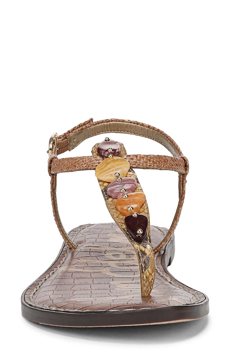 Gigi Stone Ankle Strap Sandal