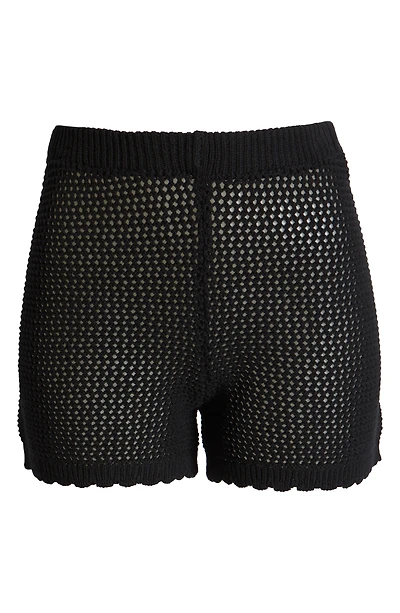 Open Stitch Coverup Shorts