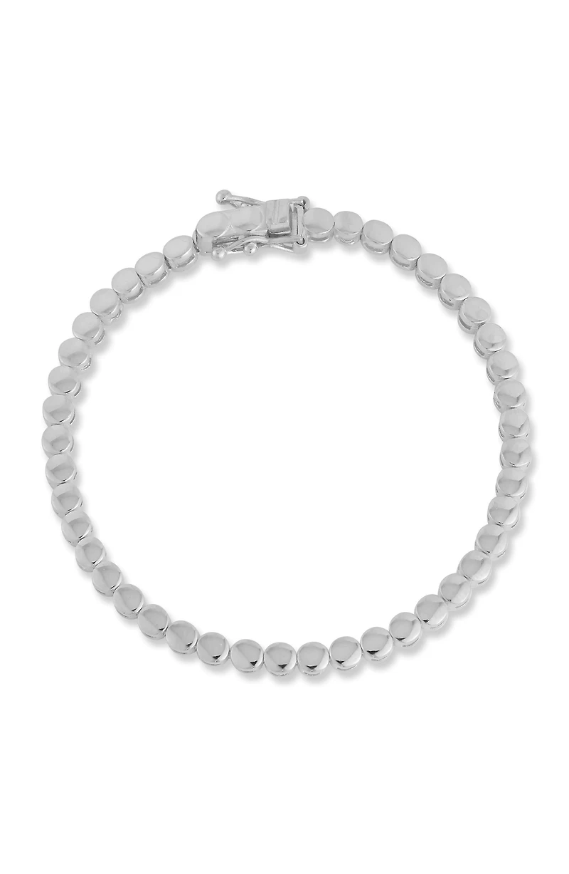 Sterling Silver Beaded Bracelet