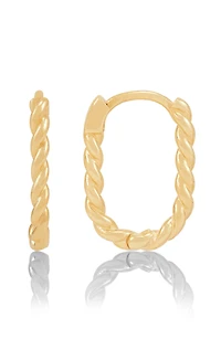 Braided Hoop Earrings