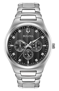 Men's Stainless Steel Bracelet Watch, 40mm