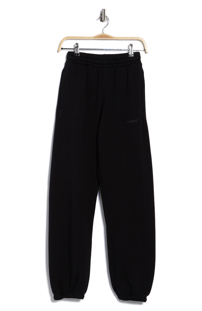 Diagonal Tab Slim Sweatpants