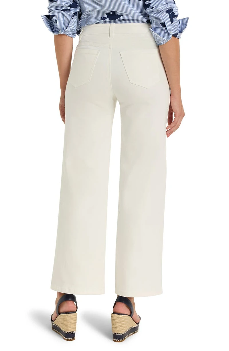 Wide Leg Ankle Jeans