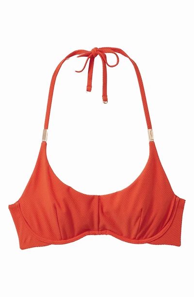 Lucy Textured Bikini Top