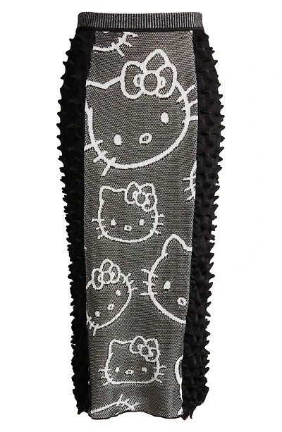 x Sanrio Hello Kitty® Spike Knit Midi Sweater Skirt