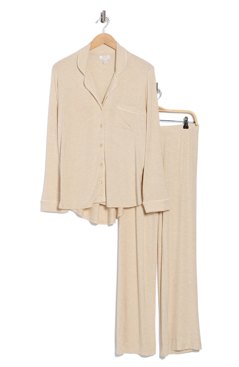 Tranquility Long Sleeve Shirt & Pants Two-Piece Pajama Set