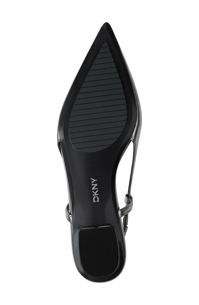 Mikado Slingback Pointed Toe Flat