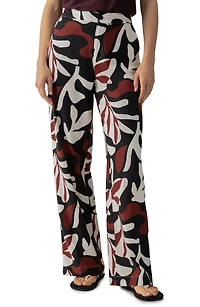 The Soft Palm Print Wide Leg Pants