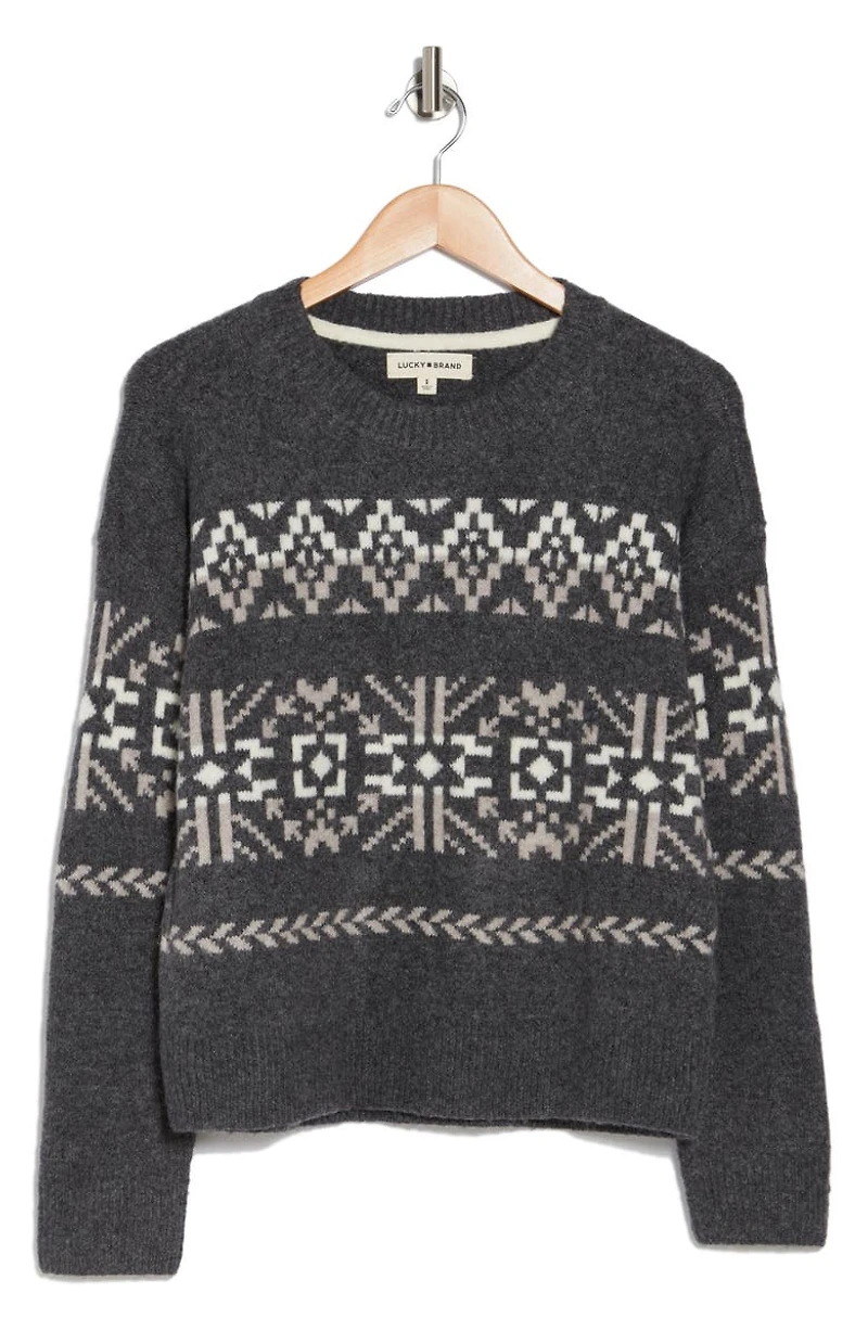 Fair Isle Crewneck Sweater