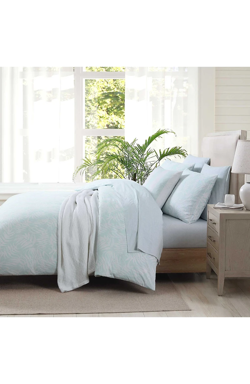 Art of Palms Cotton Duvet Cover Set