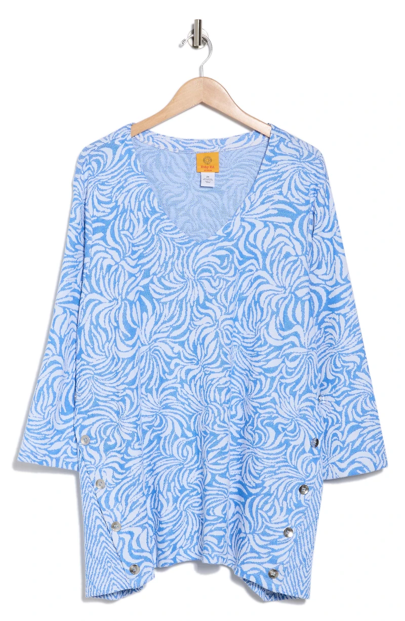 Terry Jacquard Tunic