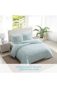 Art of Palms Cotton Duvet Cover Set