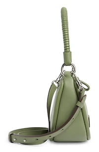 loop smooth leather shoulder bag