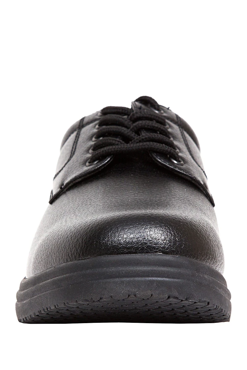 Service Faux Leather Derby - Wide Width Available