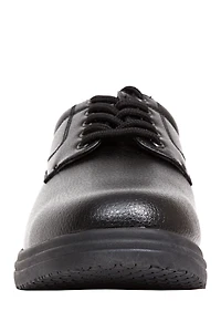 Service Faux Leather Derby - Wide Width Available
