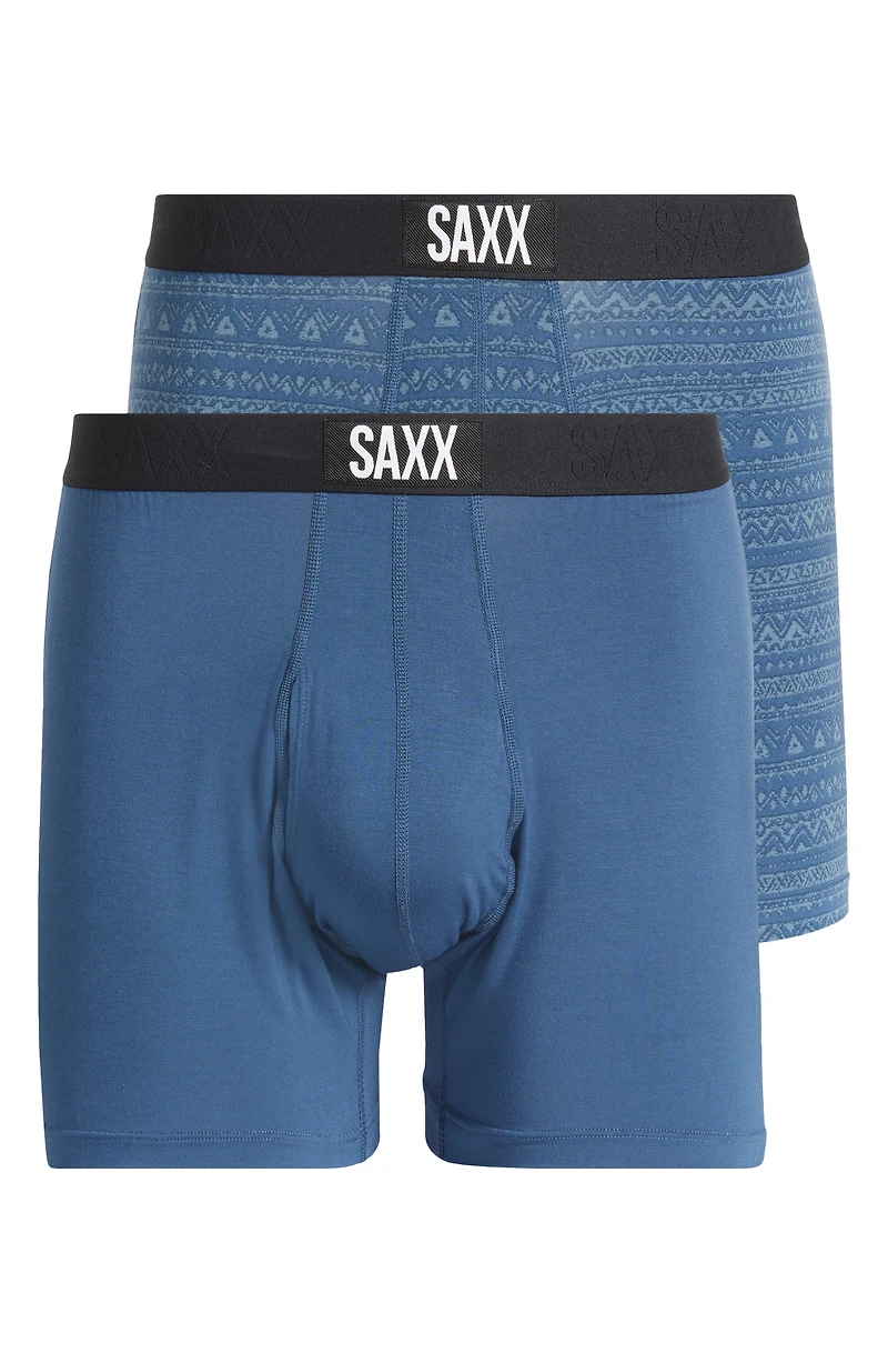 Assorted 2-Pack Ultra Super Soft Boxer Briefs