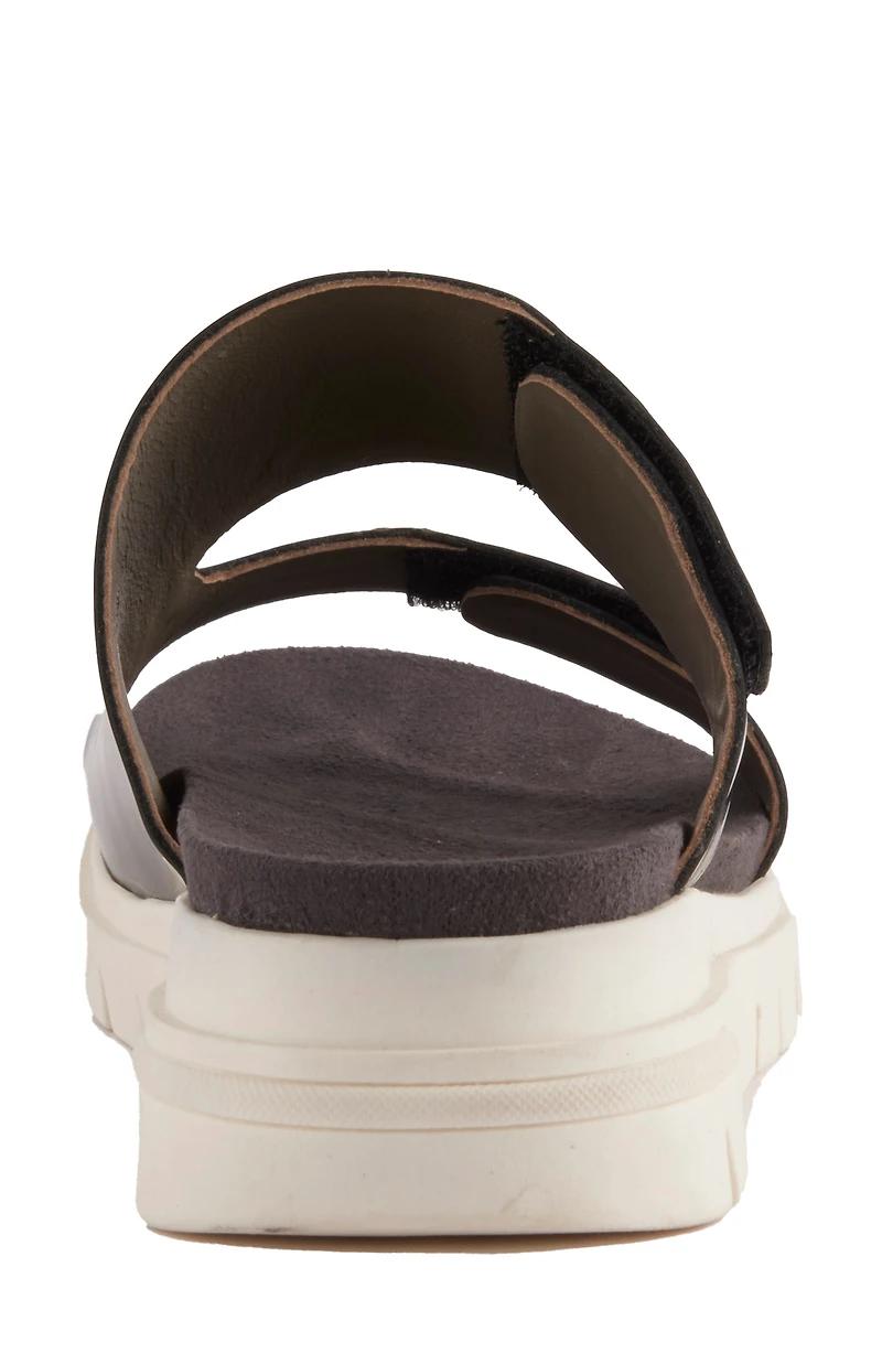 Elena Wedge Slide Sandal
