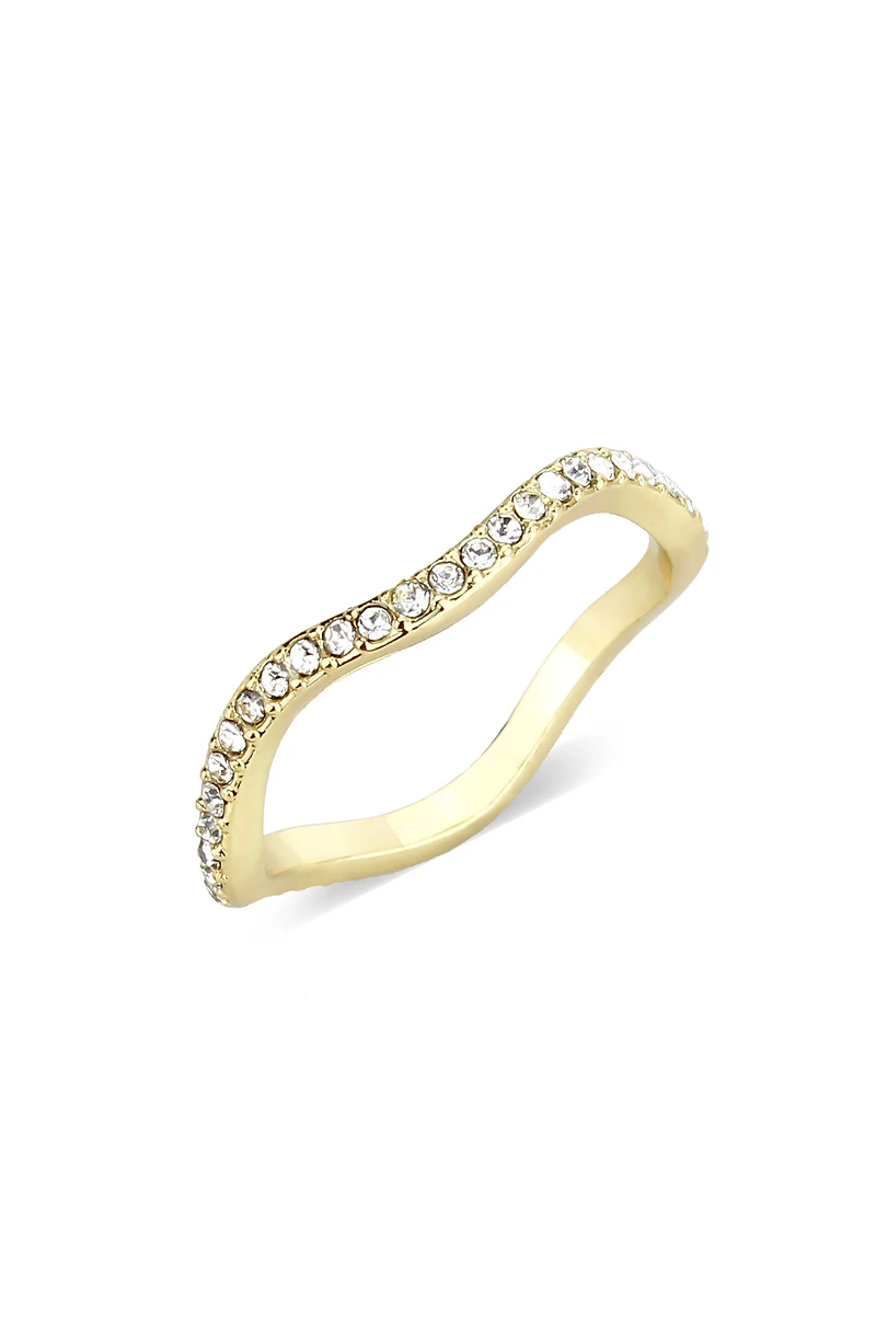 Ariella Collection Wavy Ring Band