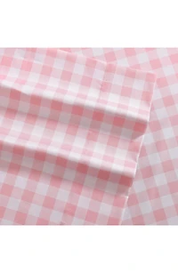 Poppy Plaid Microfiber Sheet Set