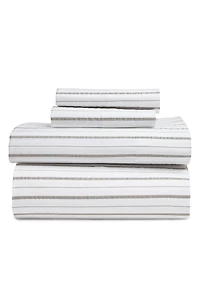 Stripe Organic Cotton Sateen Sheet Set