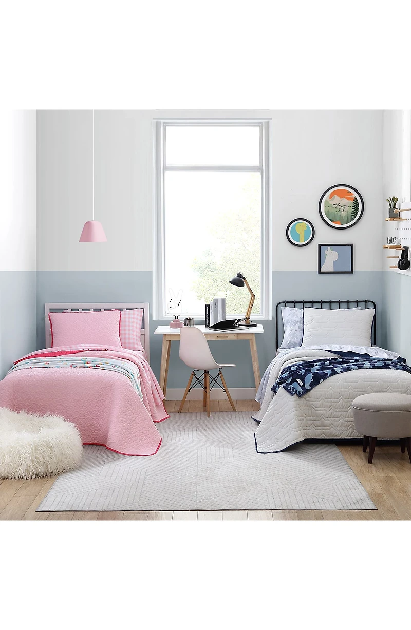 Poppy Plaid Microfiber Sheet Set