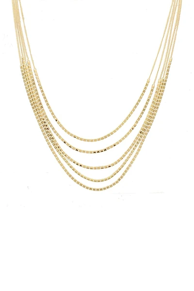 Geo Chain Layered Necklace
