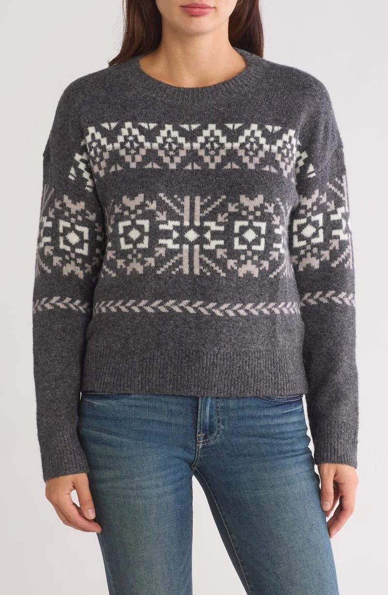 Fair Isle Crewneck Sweater