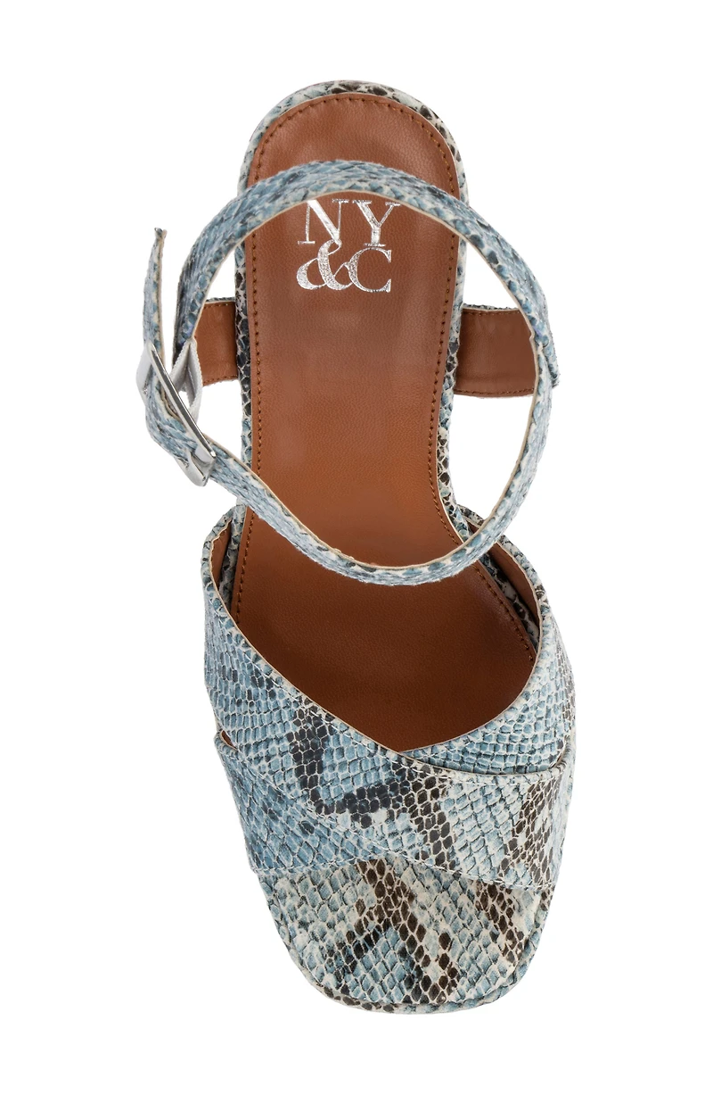 Adalia Faux Leather Platform Pump