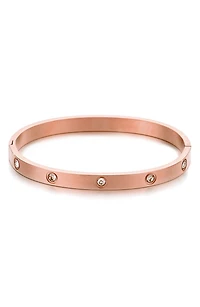 Tarnish Resistant Crystal Bangle Bracelet