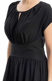 Front Keyhole Maxi Dress