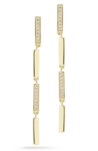 Rectangular Link Drop Earrings