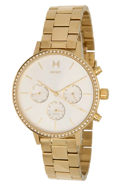 Nova Crystal Chronograph Bracelet Watch, 38mm