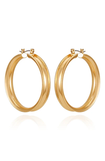 Textured Hoop Earrings