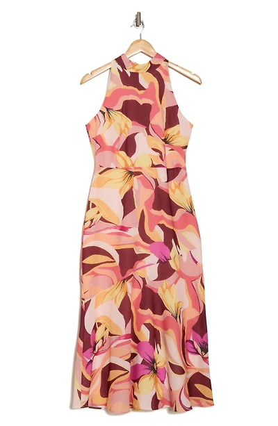 High Neck Maxi Dress