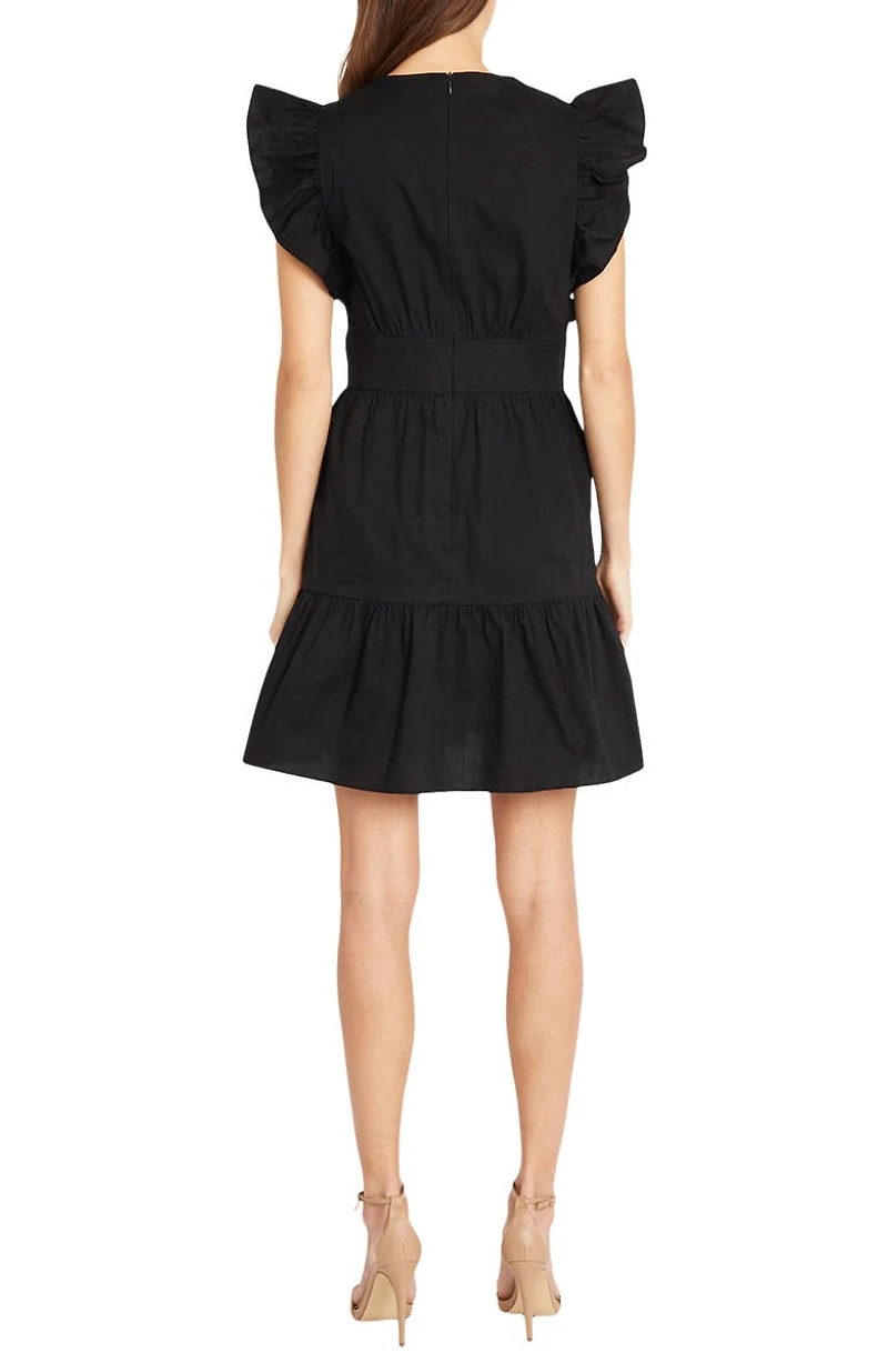 Ruffle Sleeve Minidress