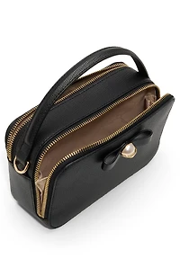 Teena Faux Leather Top Handle Bag