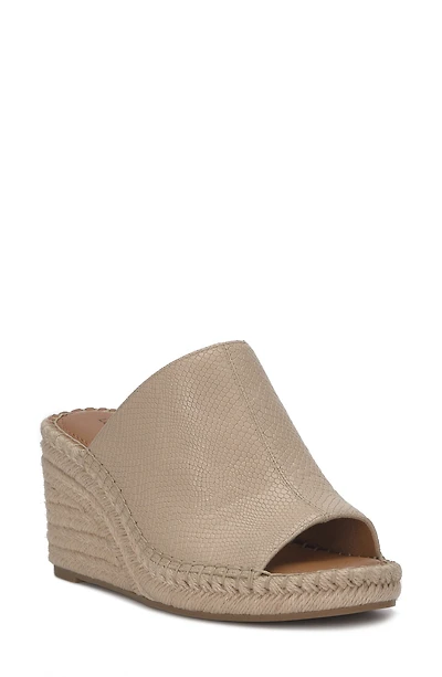 Cabriah Espadrille Platform Wedge Slide Sandal