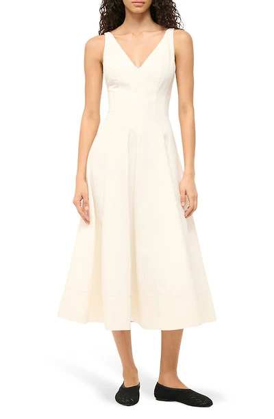 Marieta Cotton Blend Midi Dress