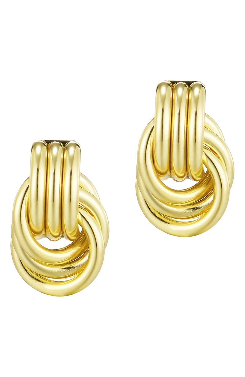 Doorknocker Stud Earrings