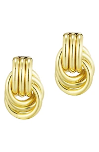 Doorknocker Stud Earrings
