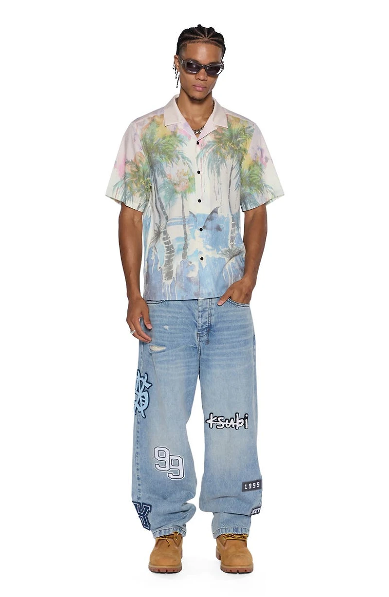 Poolside Resort Camp Shirt