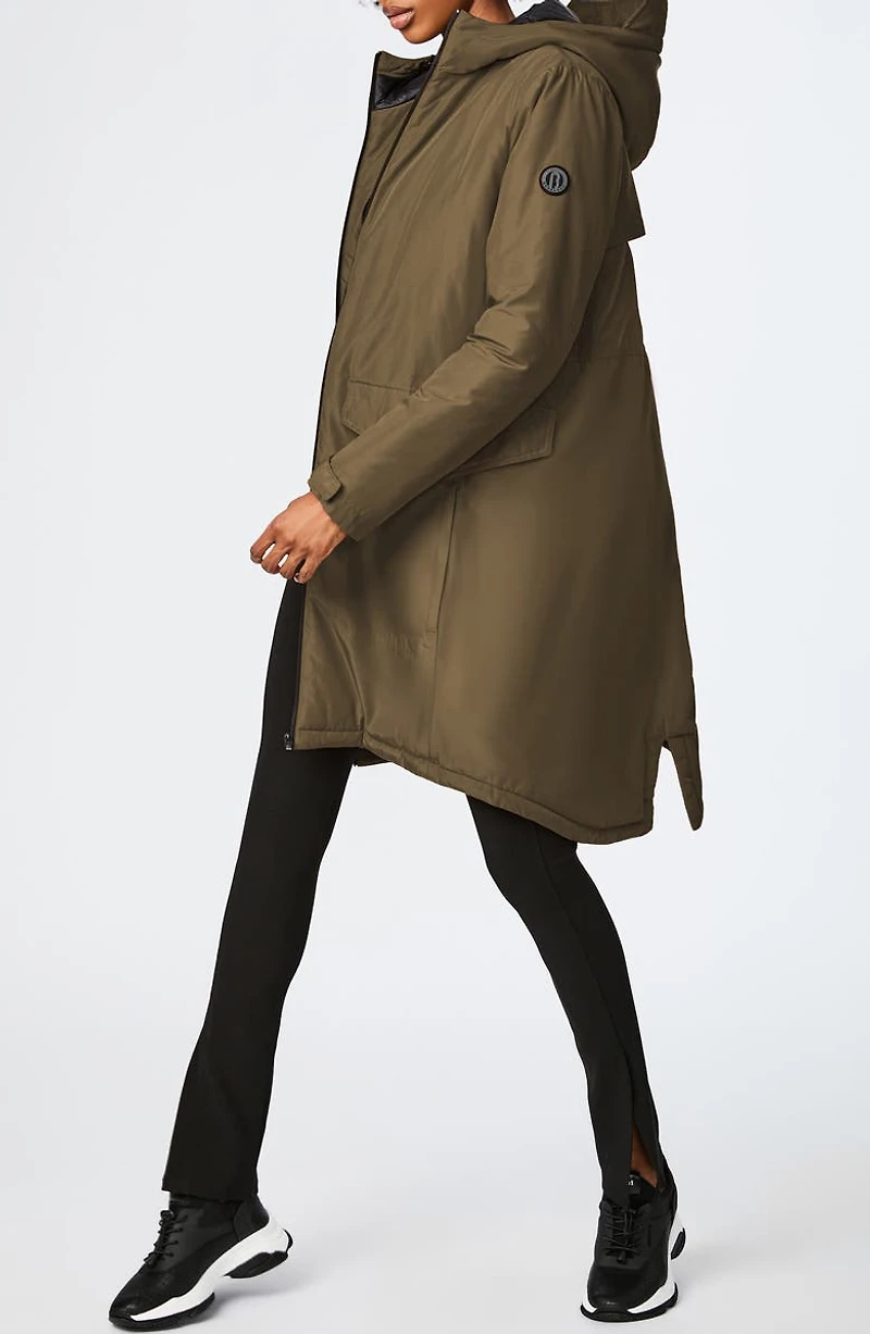 Insulated Hooded Raincoat