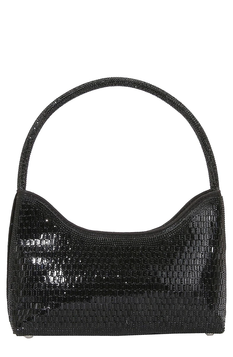 Rhinestone Beaded Shoulder Bag