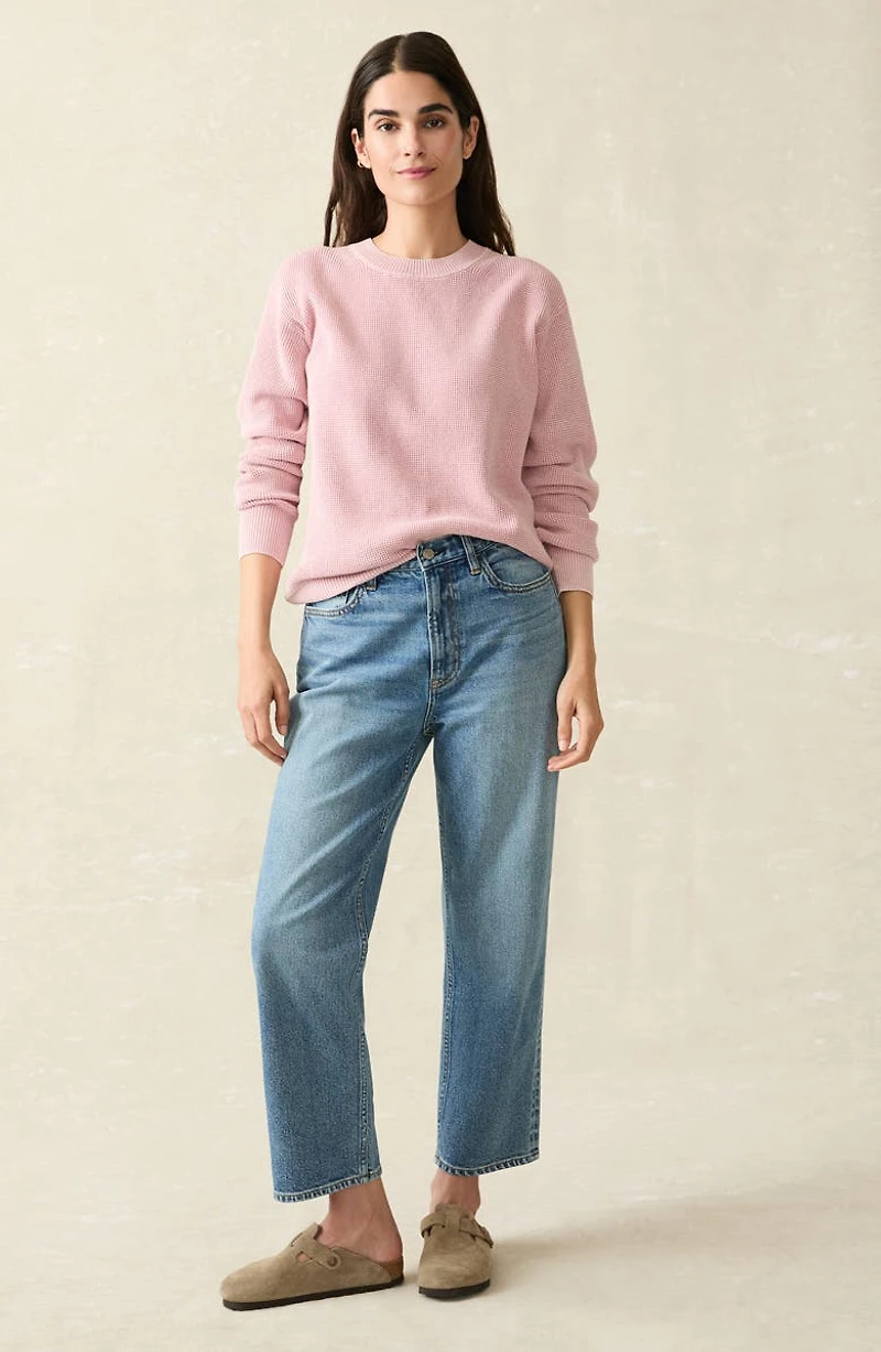 Sunwash Organic Cotton Crewneck Sweater