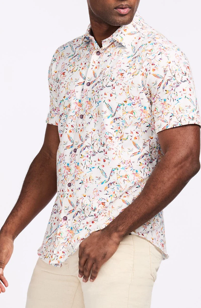 Wilmot Short Sleeve Cotton Button-Up Shirt