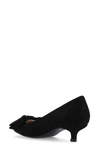 JOURNEE Orana Bow Kitten Heel Pump