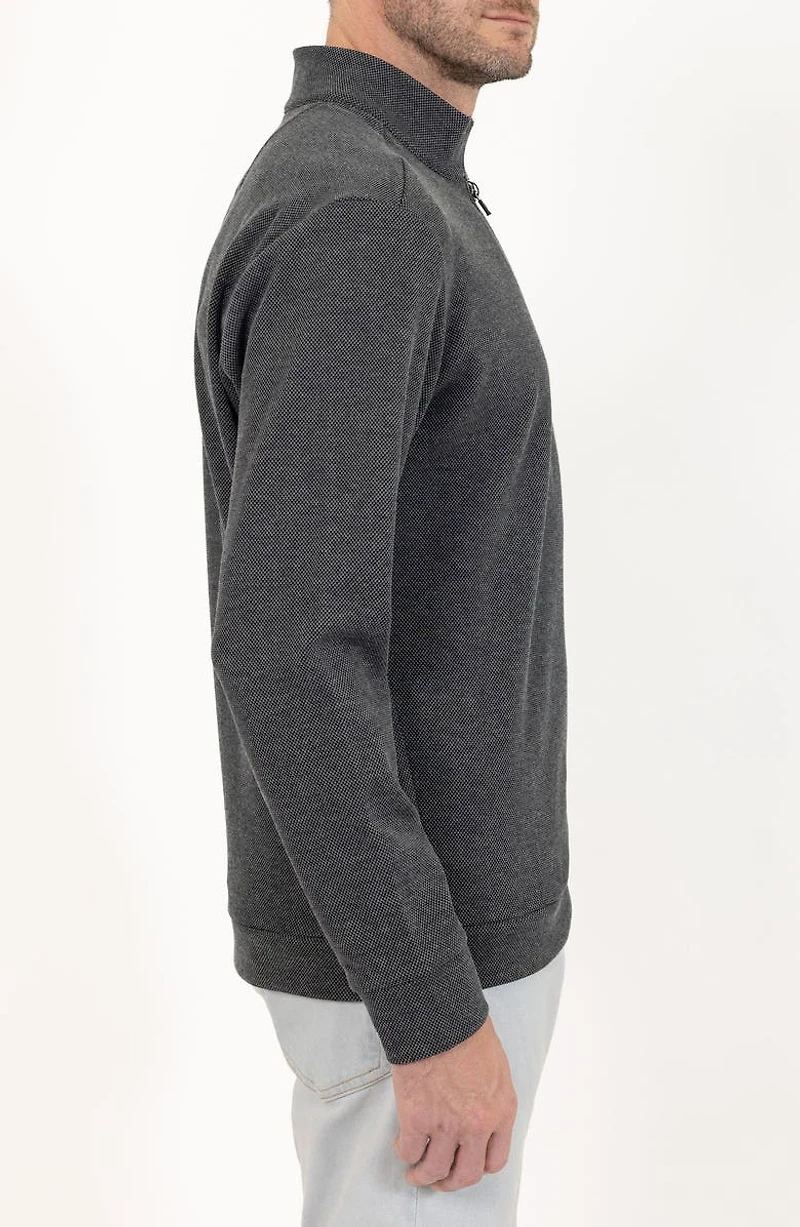 Casual Quarter Zip Pullover Sweater