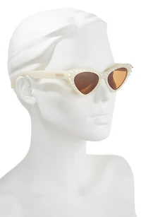 52mm Cat Eye Sunglasses