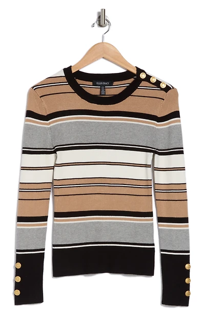 Stripe Ribbed Sweater